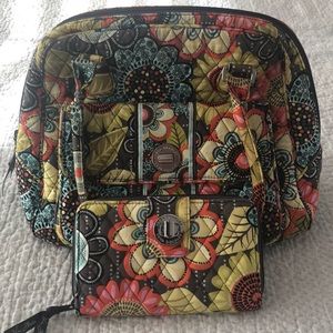 Vera Bradley “Flower Shower” bag set